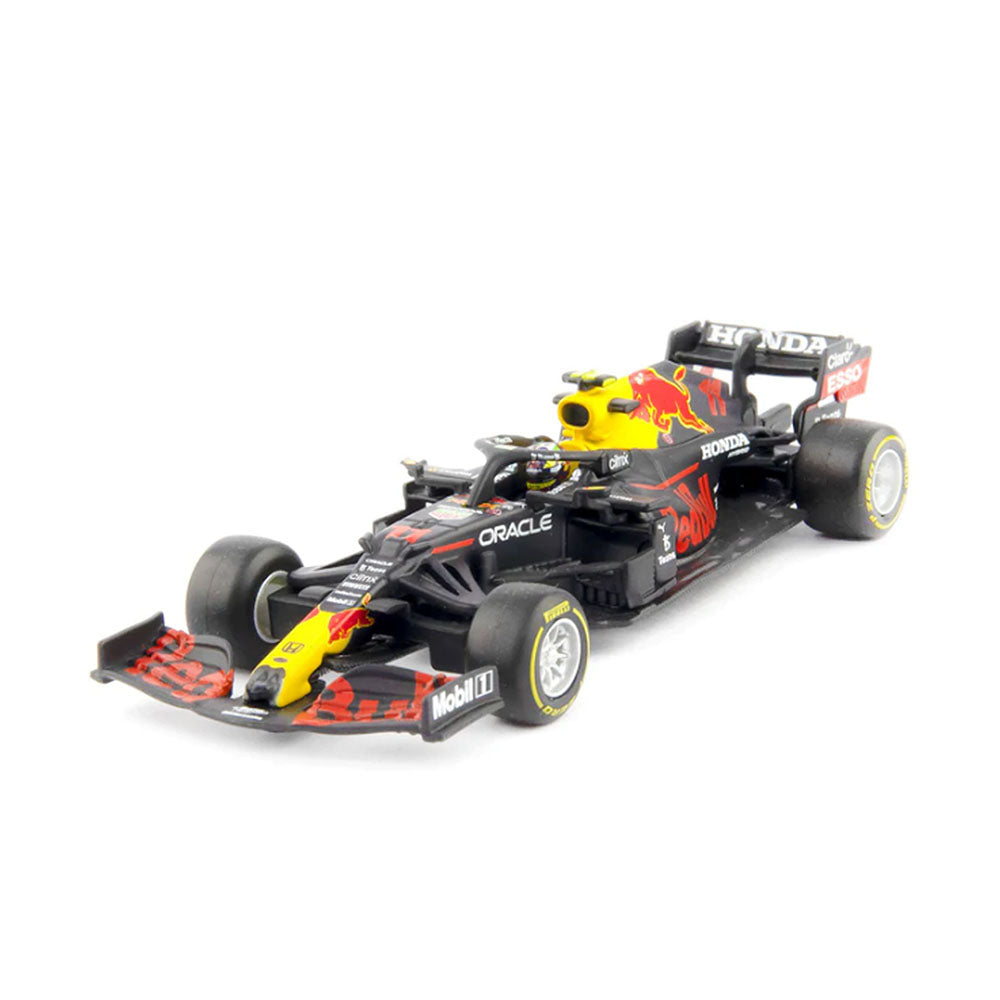 Bburago Licensed 1:43 Scale #11 2021 Red Bull Racing F-1 RB16B With Driver Perez Model