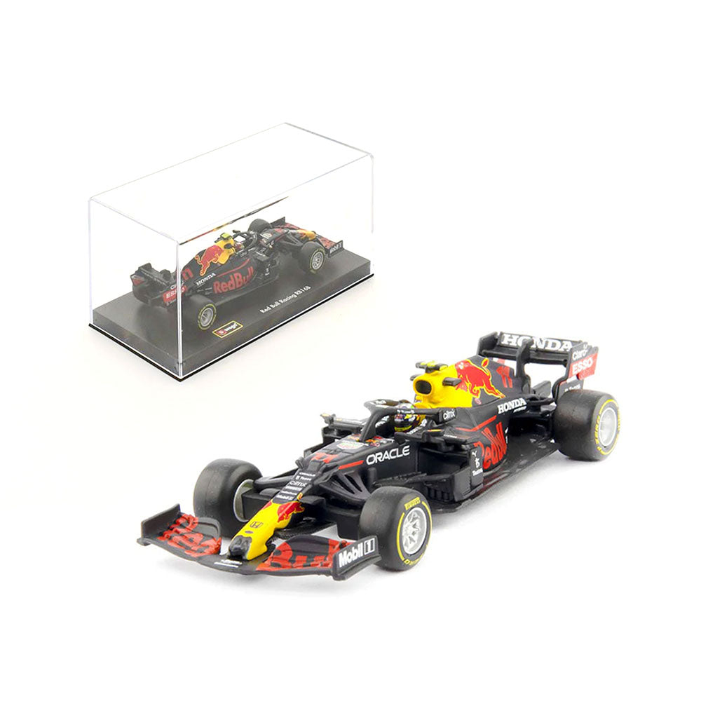 Bburago Licensed 1:43 Scale #11 2021 Red Bull Racing F-1 RB16B With Driver Perez Model