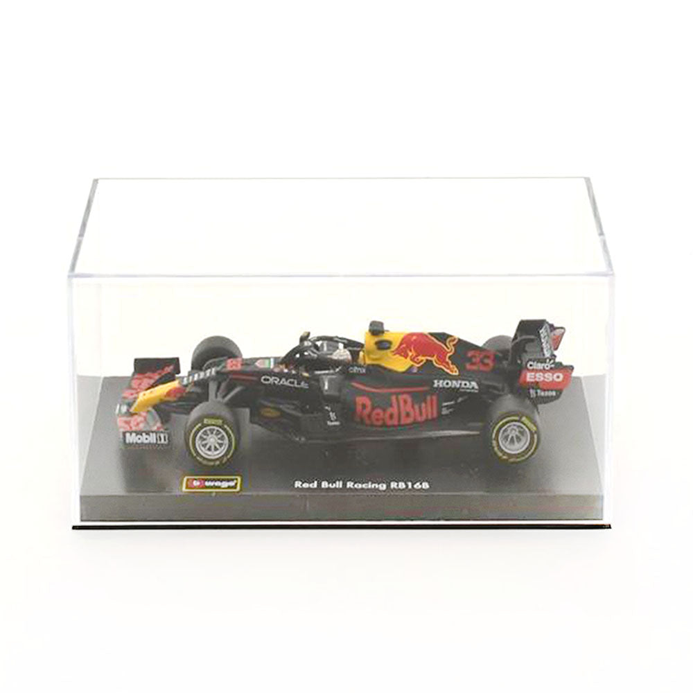 Bburago Licensed 1:43 Scale #33 2021 Red Bull Racing F-1 RB16B With Driver Verstappen Model