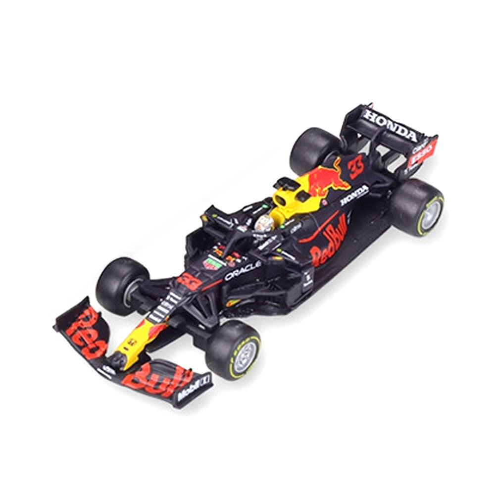 Bburago Licensed 1:43 Scale #33 2021 Red Bull Racing F-1 RB16B With Driver Verstappen Model