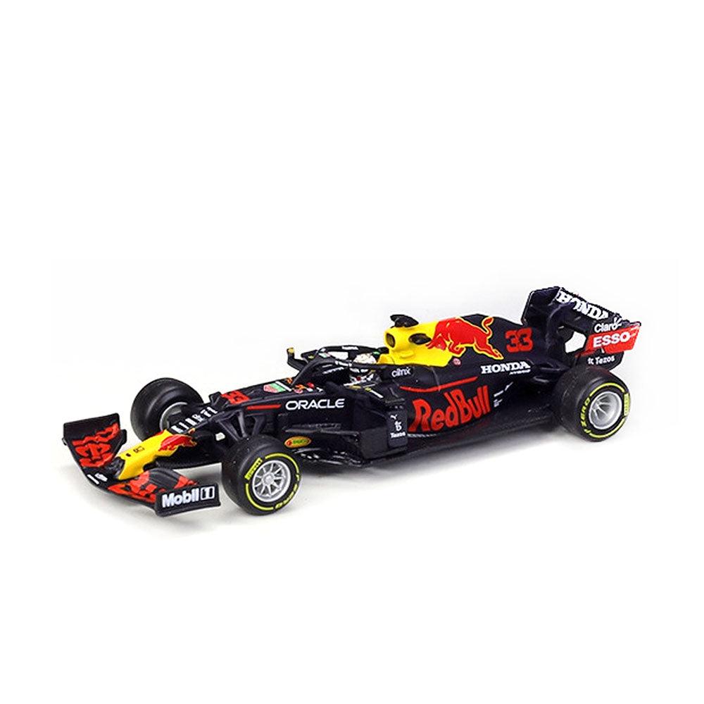 Bburago Licensed 1:43 Scale #33 2021 Red Bull Racing F-1 RB16B With Driver Verstappen Model