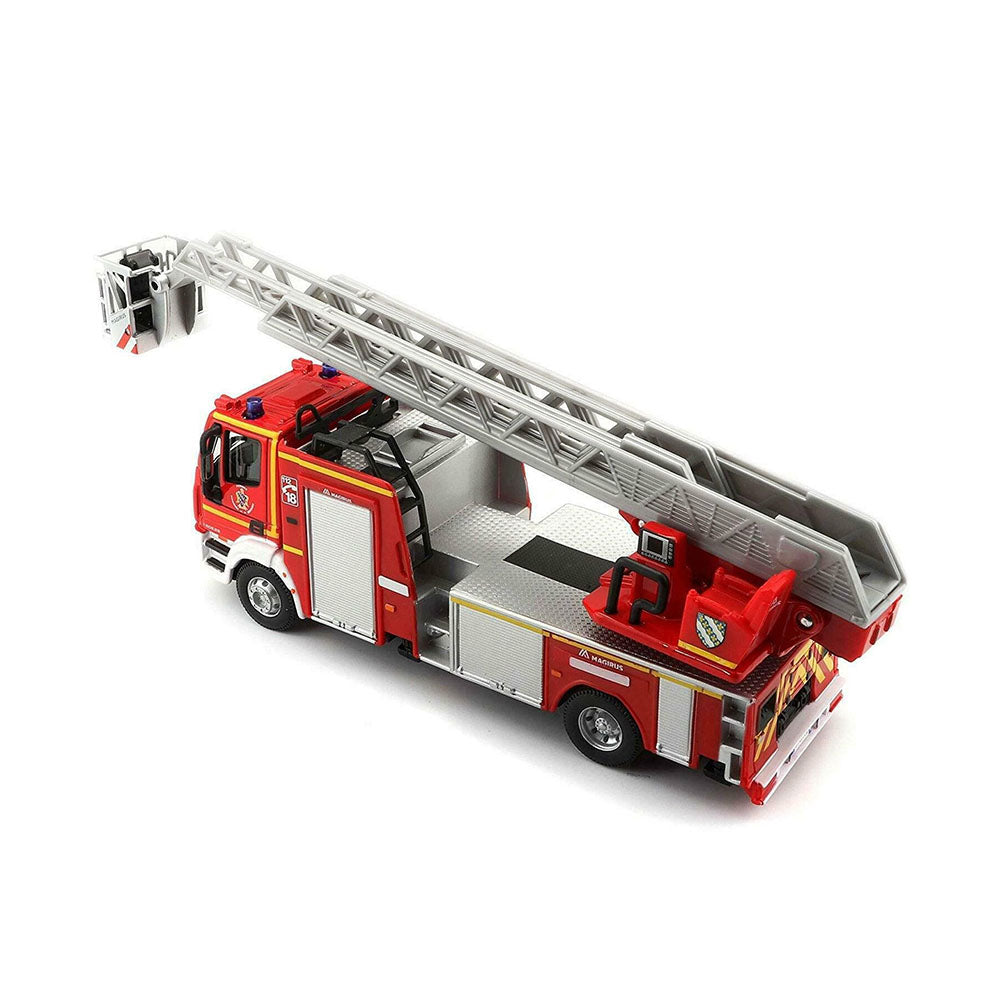 Bburago Licensed 1:50 Scale Fire Iveco Magirus 150E 28 Ladder Truck Model Vehicle 32001