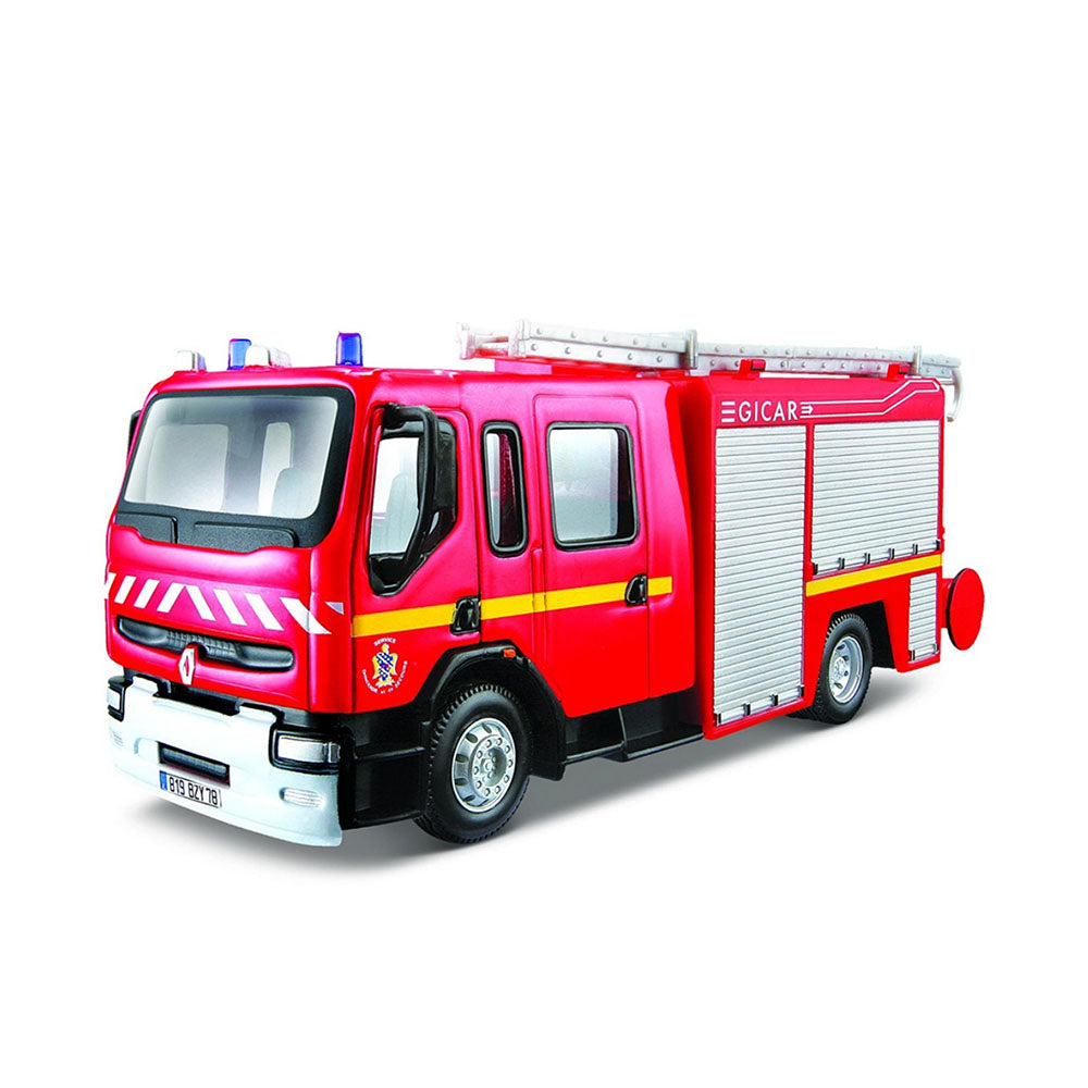 Bburago Licensed 1:50 Scale Emergency Force Renault Premium Gicar Fire Engine