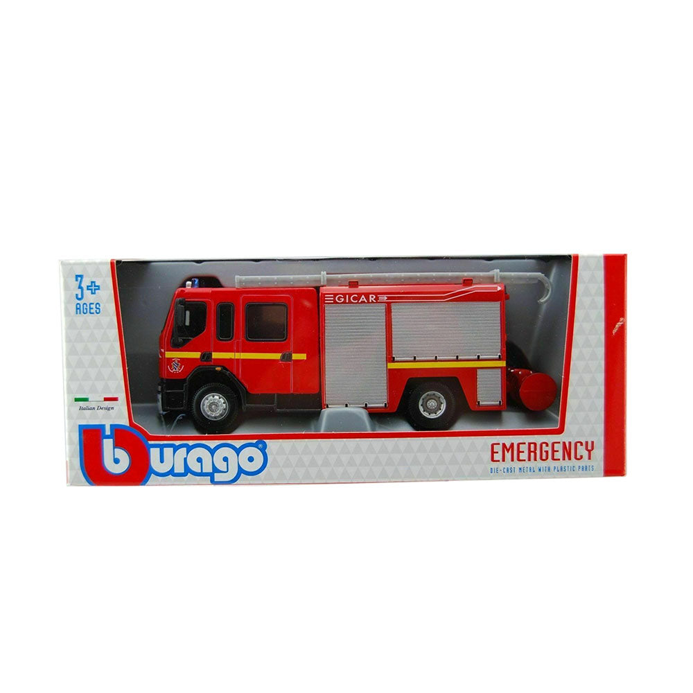 Bburago Licensed 1:50 Scale Emergency Force Renault Premium Gicar Fire Engine