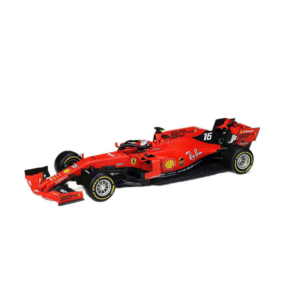 Bburago Licensed 1:18 Scale Racing F1 SF90 Limited Edition LeClerc 2019 Diecast Model Car Red