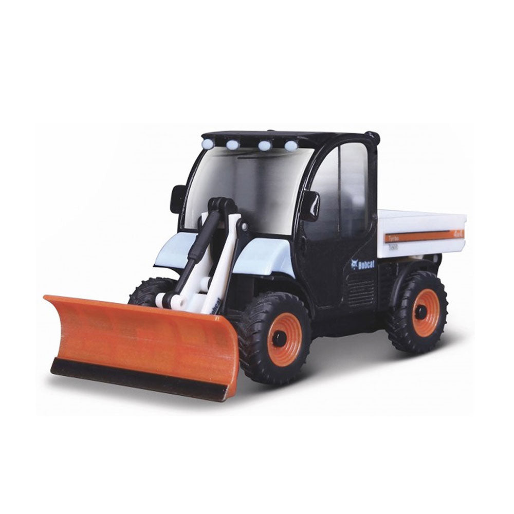 Bburago Licensed 10cm BobCat Toolcat 5600 With Snow Plow Model Toy