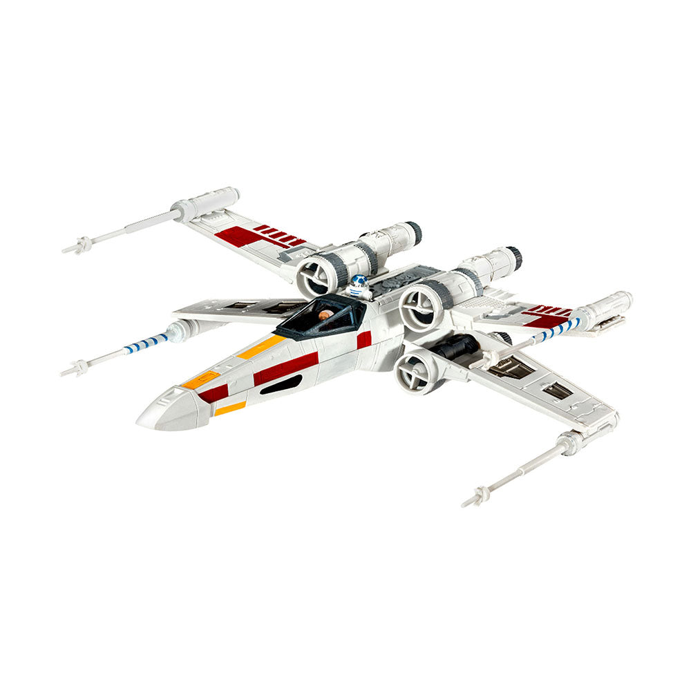 Revell Licensed 1:112 Scale Star Wars X Wing Fighter With Aqua Color Plastic Toy Model Kits