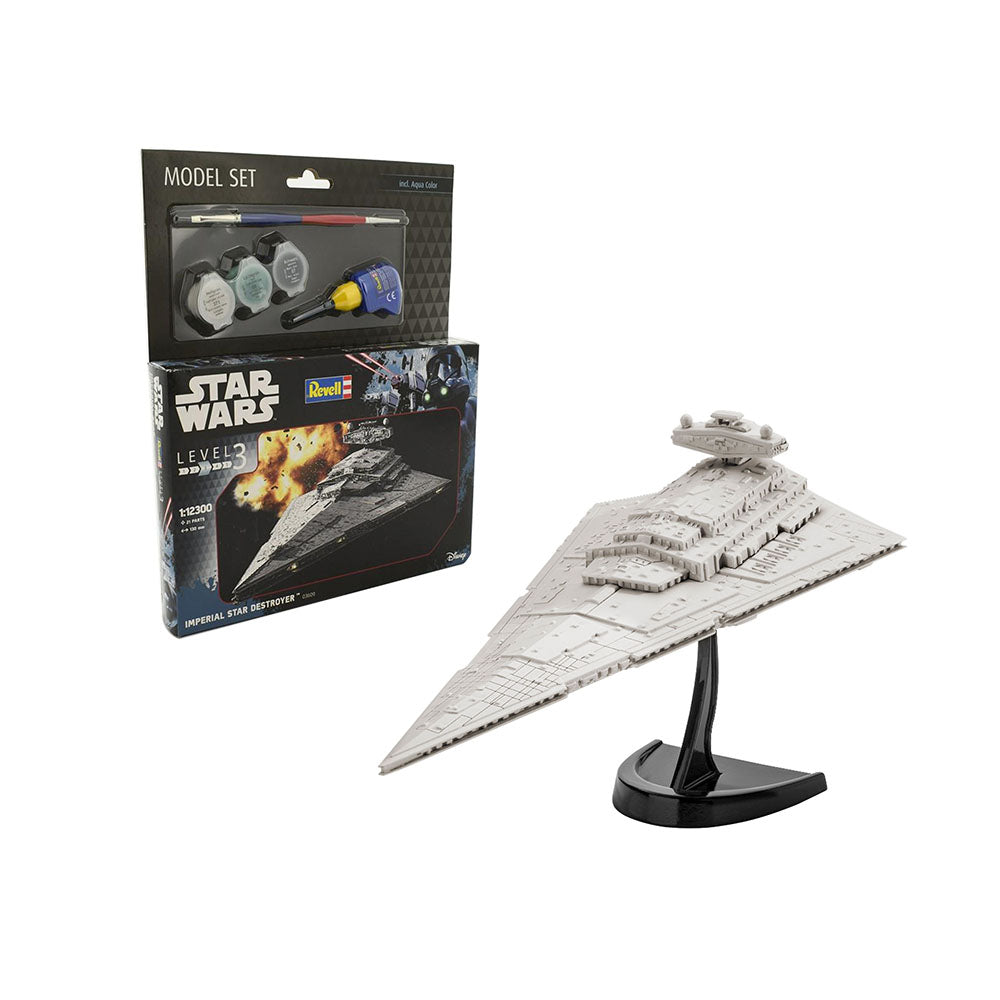 Revell Licensed 1:12300 Scale Star Wars Imperial Star Destroyer Toy With Aqua Color Model Kits