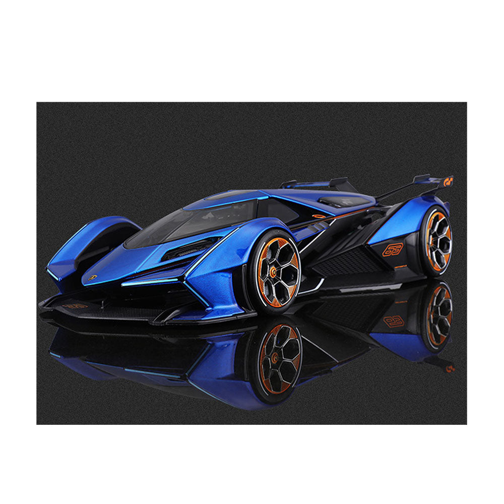 Maisto Licensed 1:18 Scale Lamborghini V-12 Vision Gran Turismo Diecast Model Blue