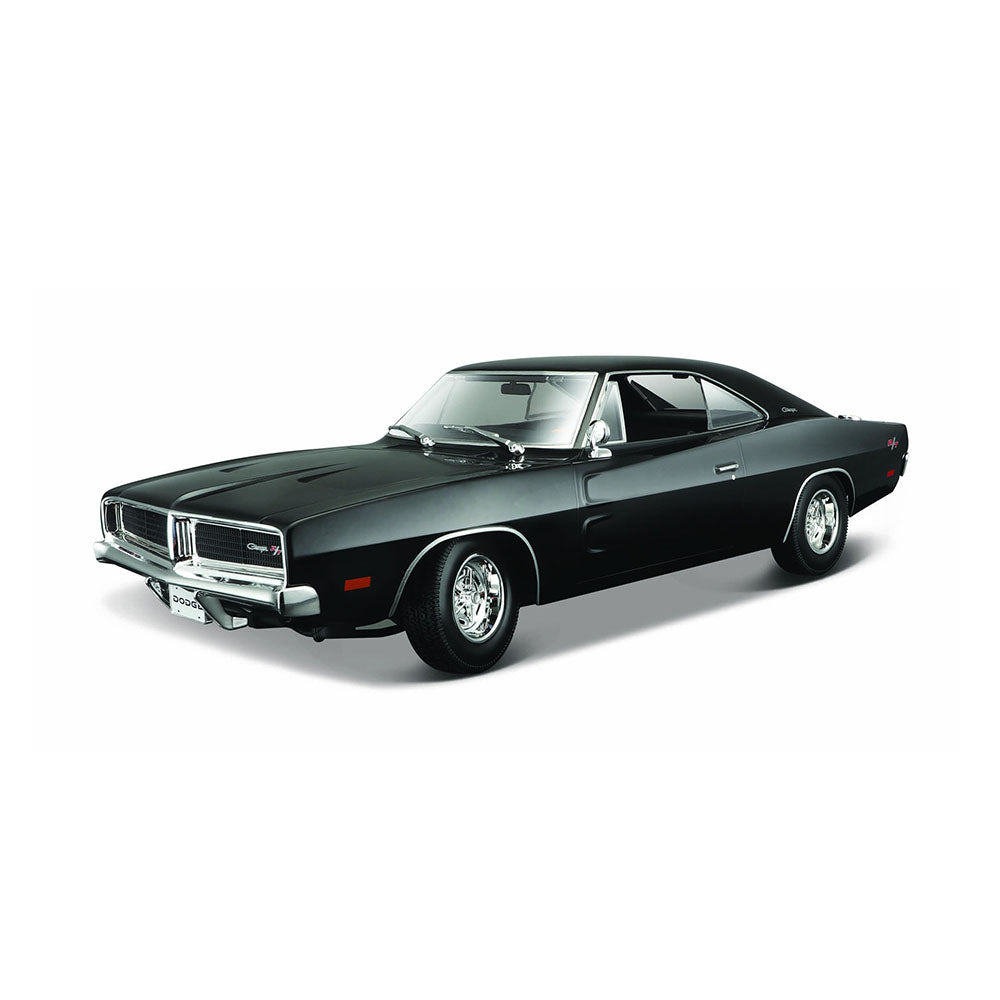 Maisto Licensed 1:18 Scale 1969 Dodge Charger R/T Diecast Model Car Black