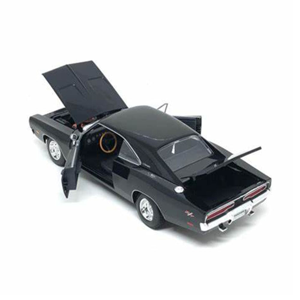 Maisto Licensed 1:18 Scale 1969 Dodge Charger R/T Diecast Model Car Black