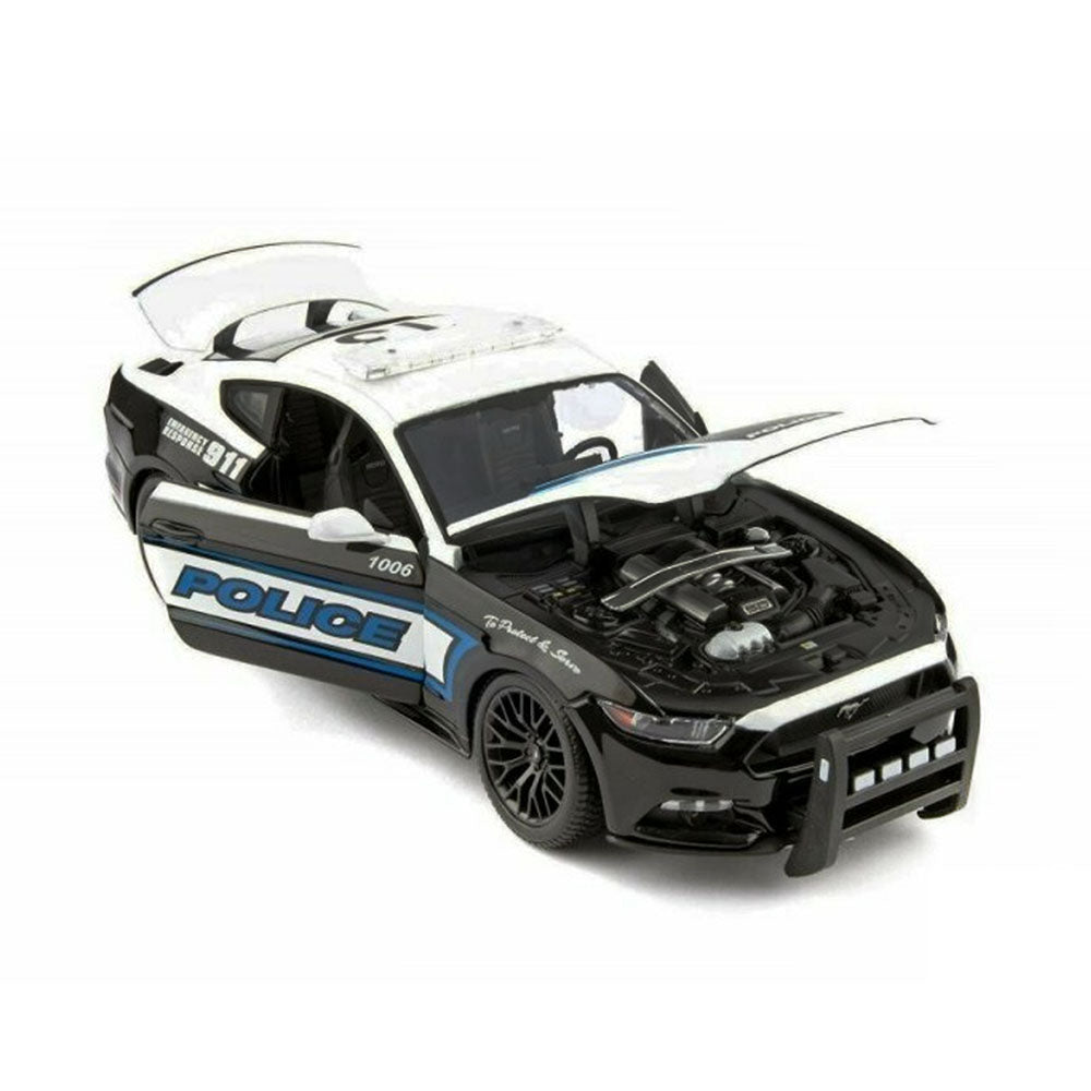 Maisto Licensed 1:18 Scale Special Edition 2015 Ford Mustang GT Police Car Diecast Model