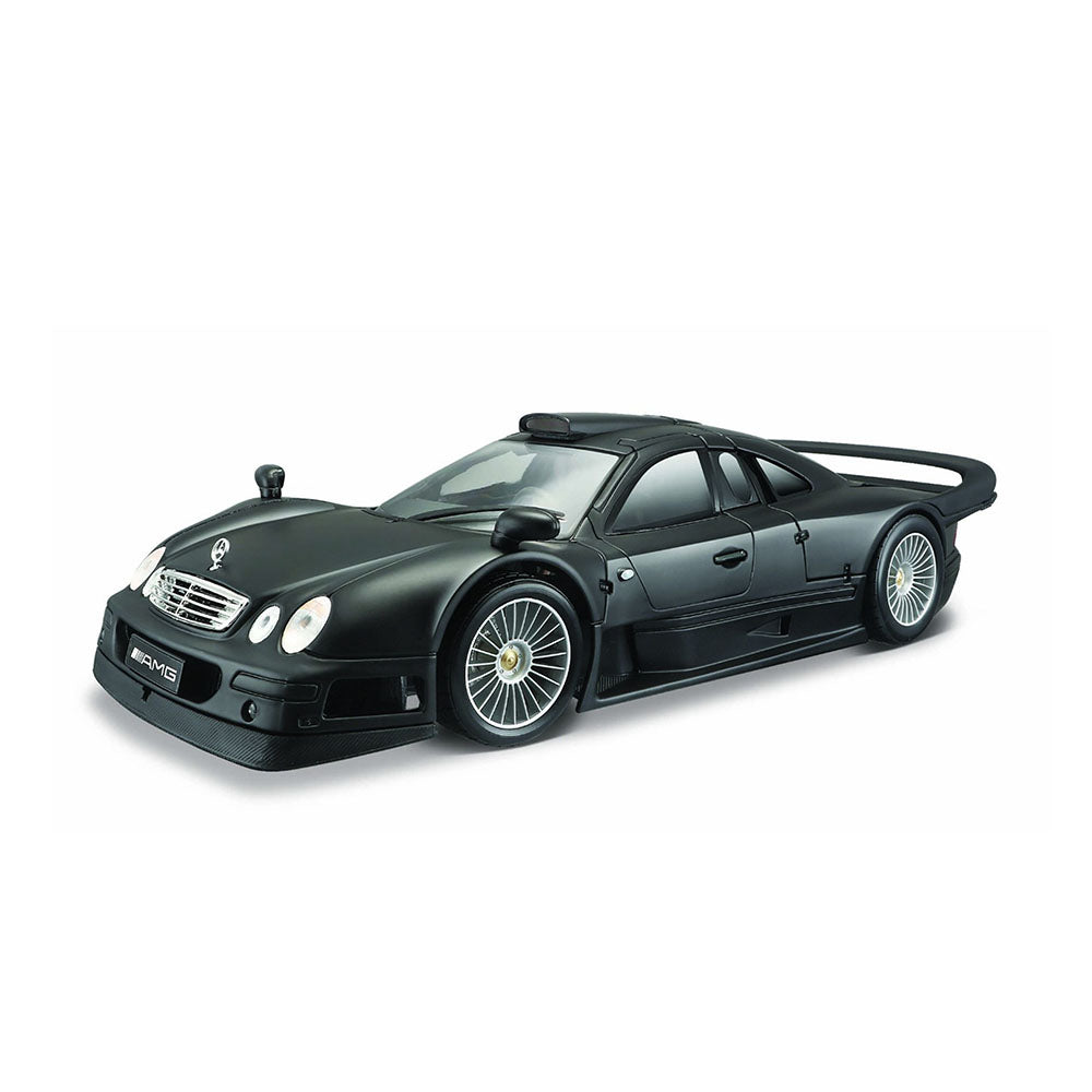 Maisto Licensed 1:18 Scale Mercedes Benz CLK GTR Street Edition 1998 Diecast Model Car Mat Black