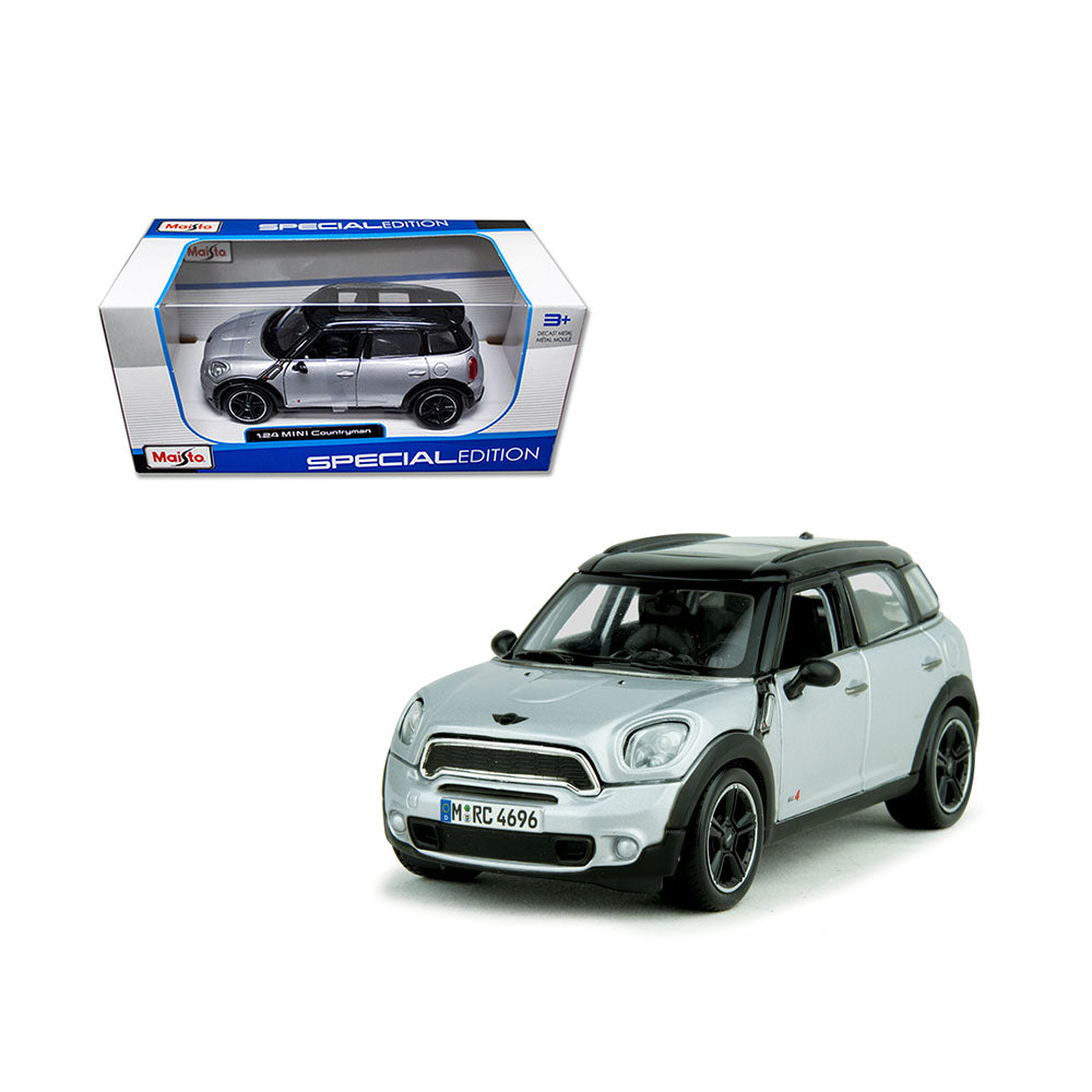 Maisto Licensed 1:24 Scale Mini Countryman Diecast Model Toy Car White