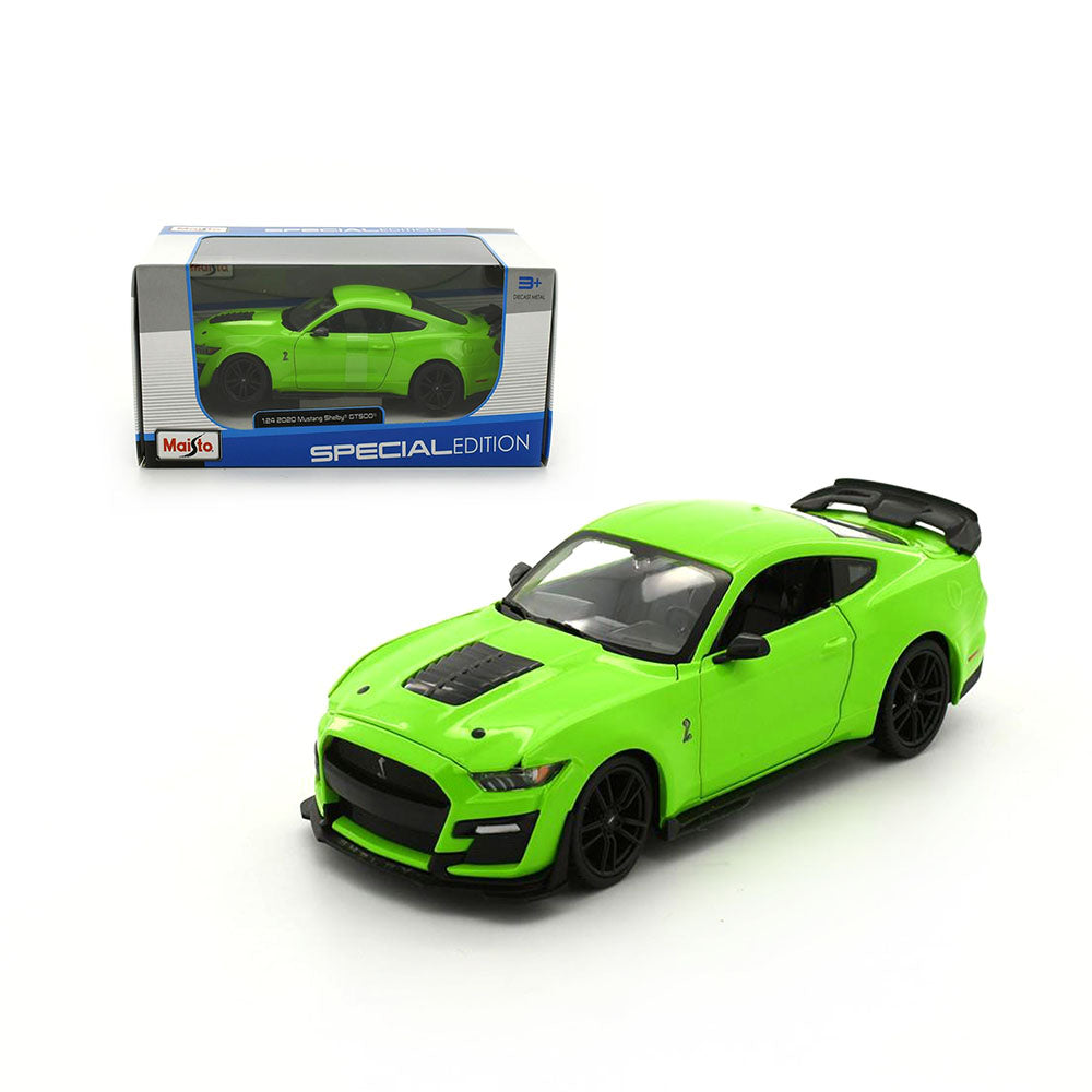Maisto Licensed 1:24 Scale 2020 Ford Mustang Shelby GT-500 Green Diecast Model