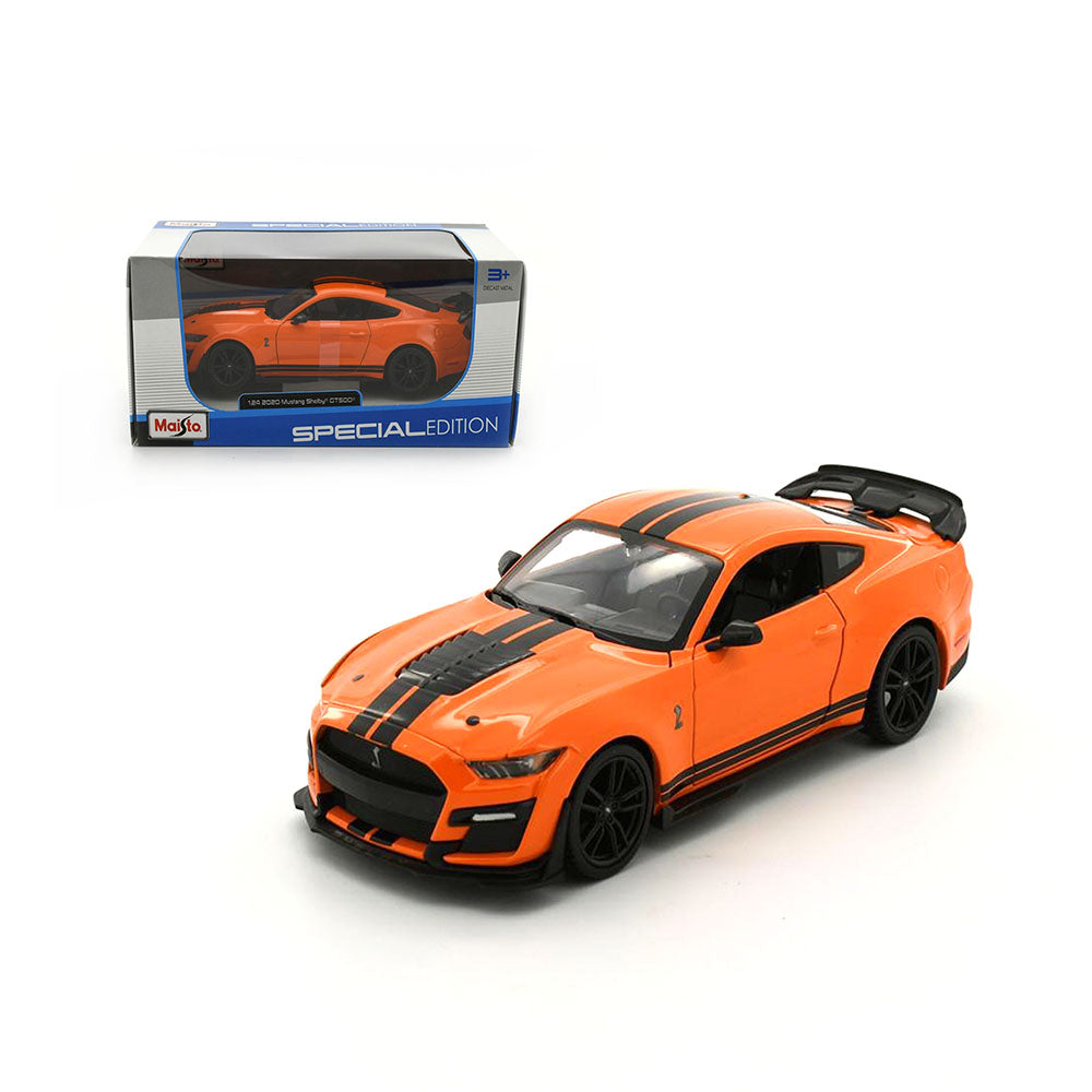 Maisto Licensed 1:24 Scale 2020 Ford Mustang Shelby GT-500 Orange Diecast Model