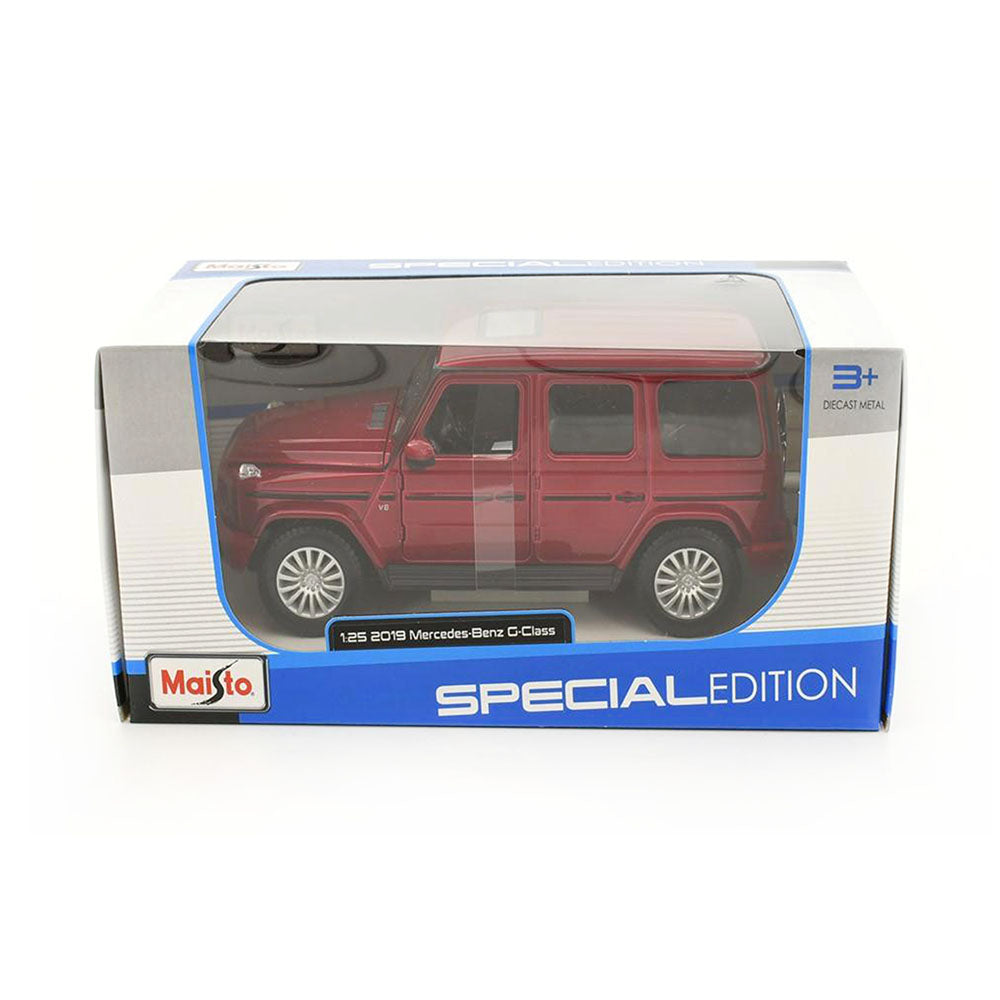 Maisto Licensed 1:25 Scale Mercedes Benz G Class 2019 Diecast Model Car Red