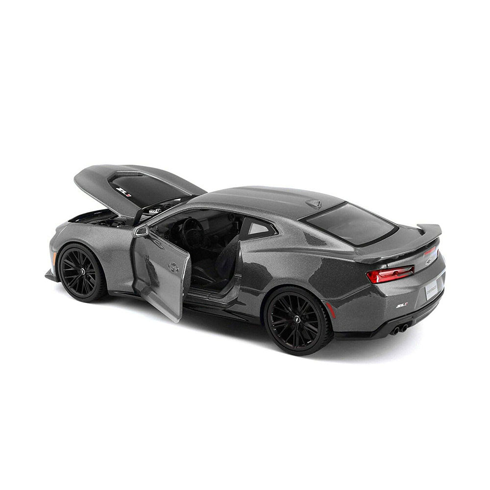 Maisto Licensed 1:24 Scale Assembly Line Kits 2017 Chevrolet Camaro ZL-1 Grey