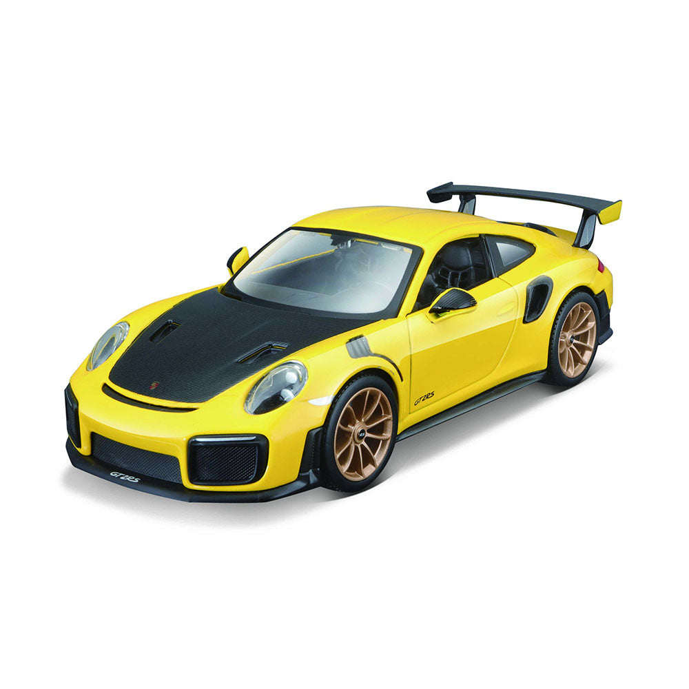 Maisto Licensed 1:24 Scale Assembly Line Kits 2019 Porsche 911 GT2 RS Yellow