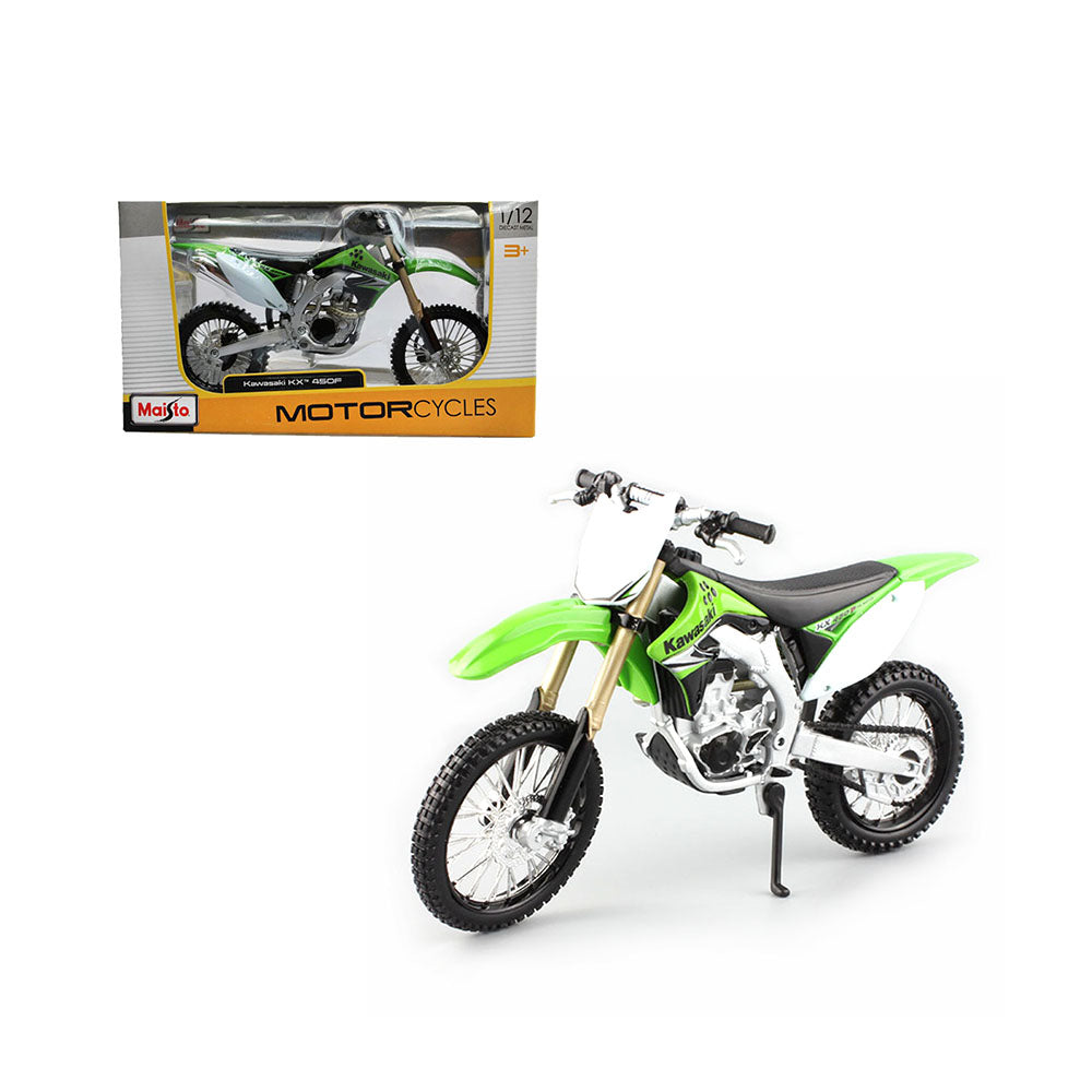 Maisto Licensed 1:12 Scale Motorcycles Kawasaki KX 450F