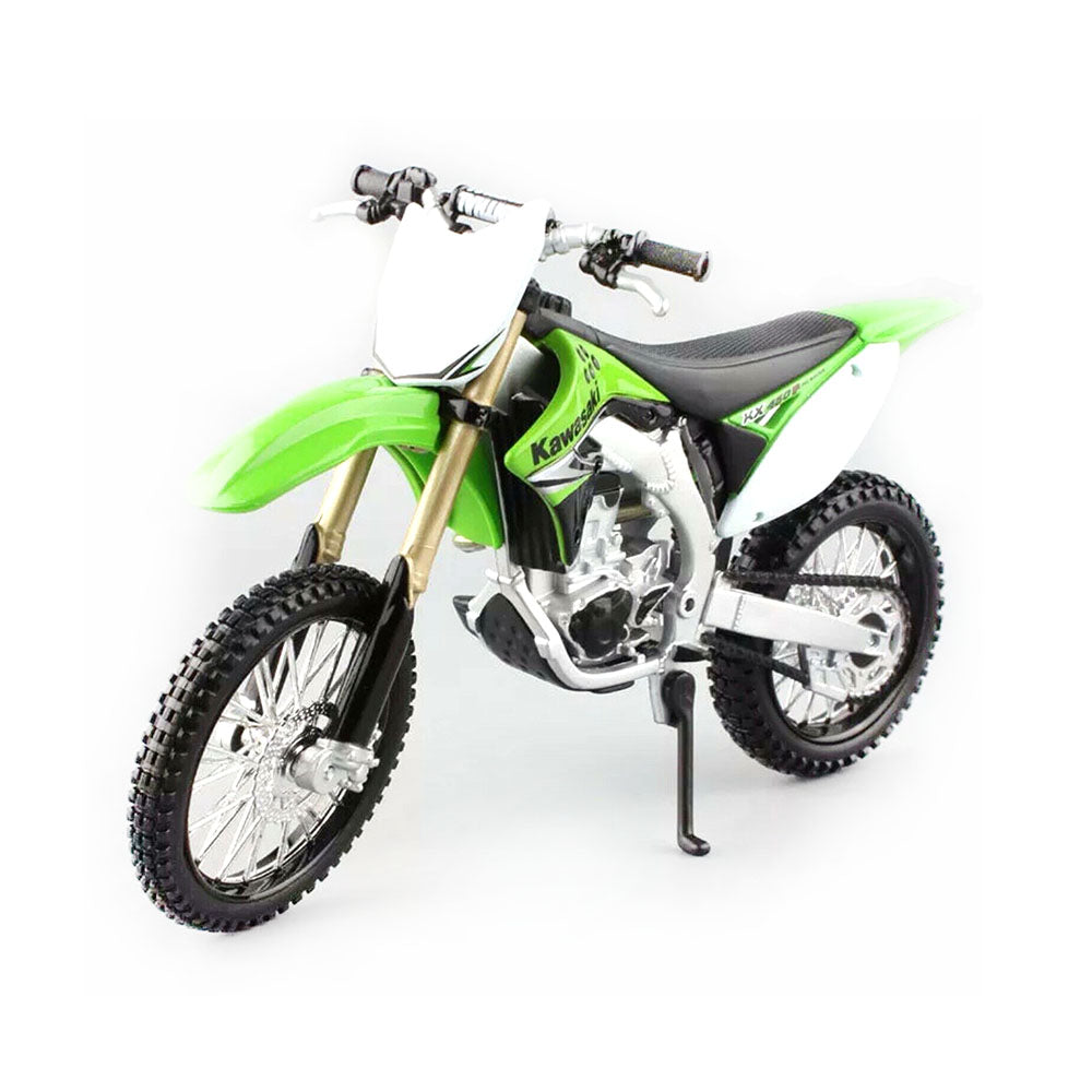 Maisto Licensed 1:12 Scale Motorcycle Assembly Line Diecast Metal Kawasaki KX 450F Model