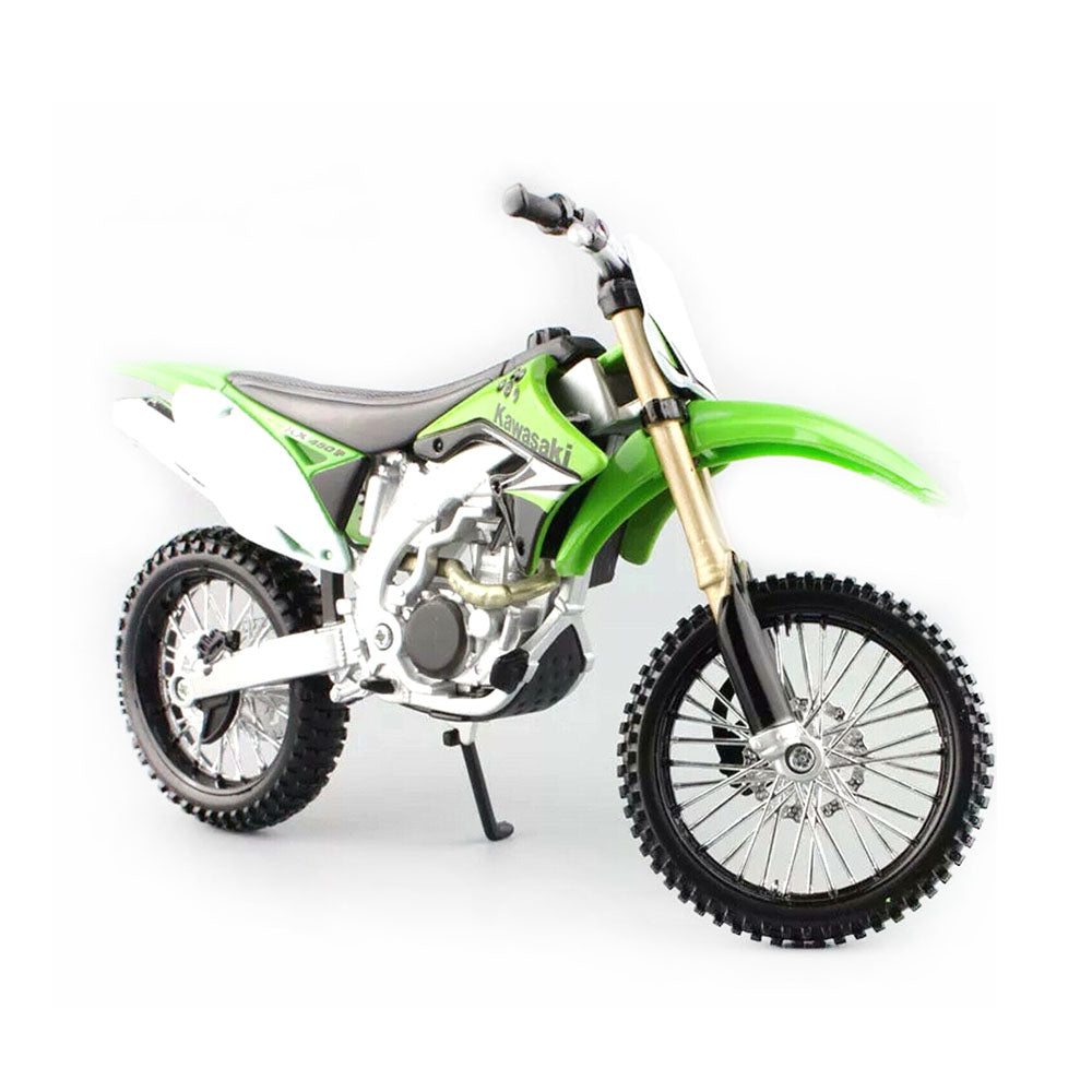 Maisto Licensed 1:12 Scale Motorcycle Assembly Line Diecast Metal Kawasaki KX 450F Model