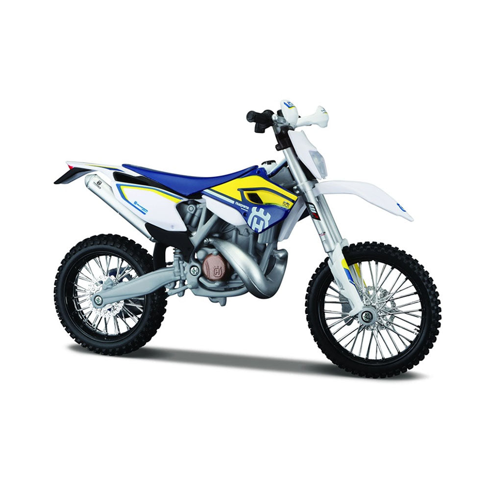 Maisto Licensed 1:12 Scale Motorcycle Assembly Line Husqvarna FE 501 Diecast Model Toy