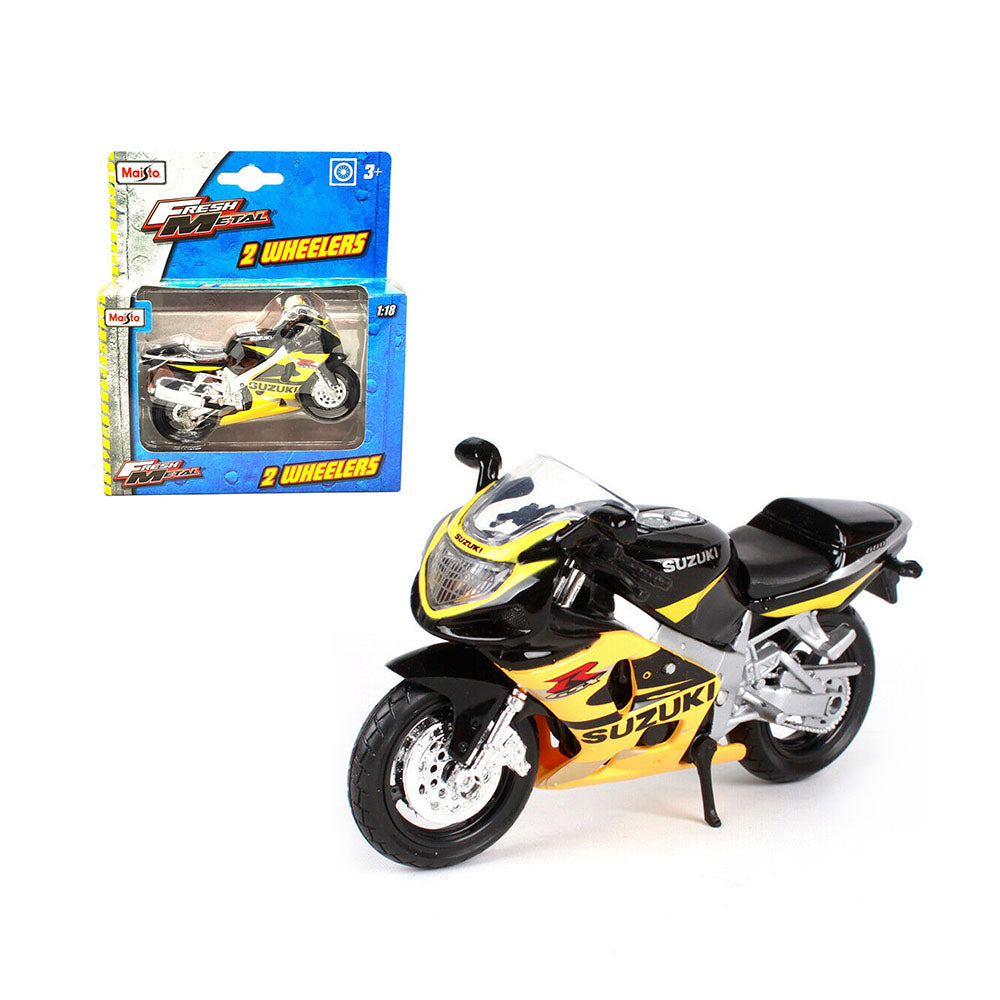 Maisto Licensed 1:18 Scale Highly Detail Motorbike Suzuki GSX-R 600 Road Bike Model Collection