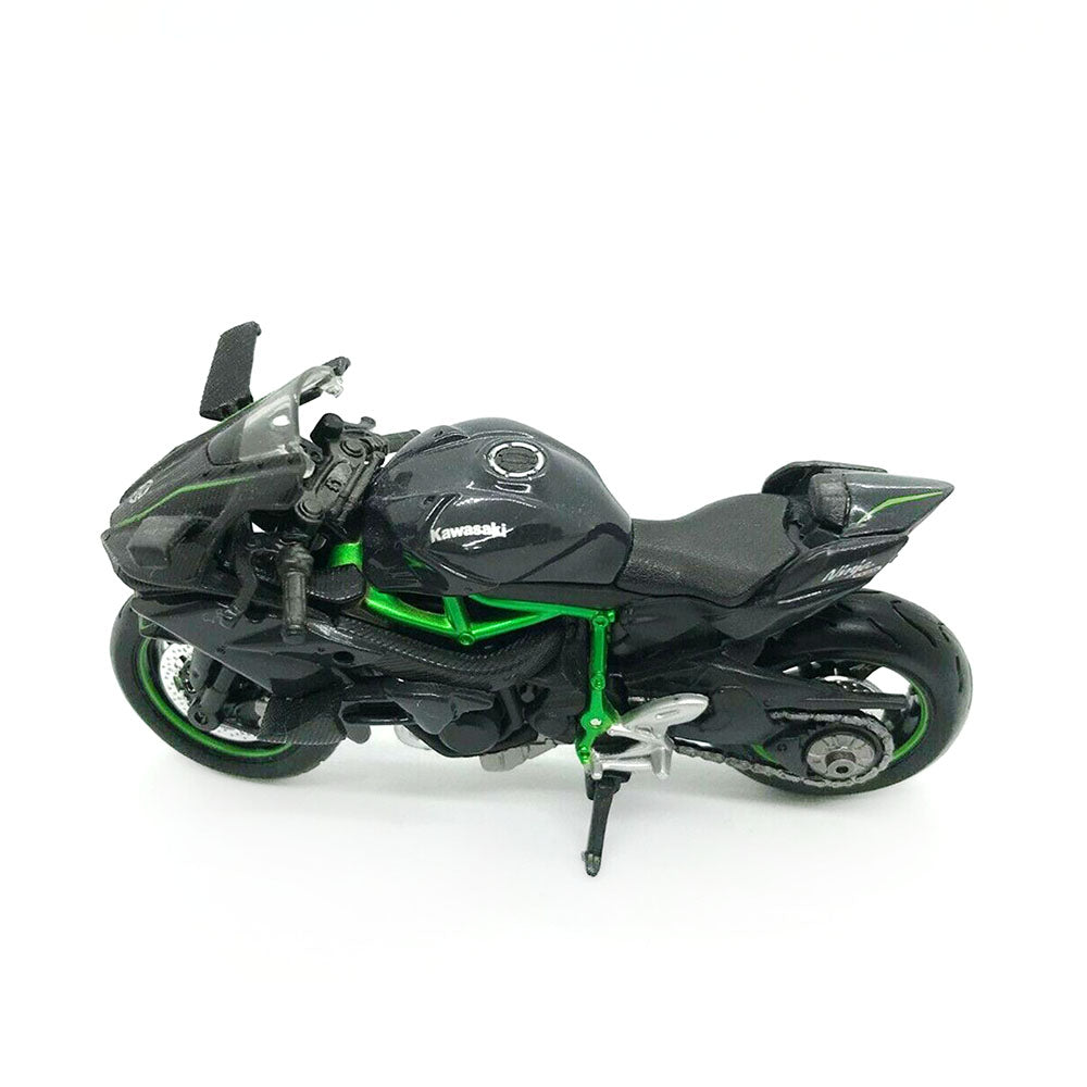 Maisto Licensed 1:18 Scale Kawasaki Ninja HR2 2 Wheelers Motorbike Replica Model Toy Collection