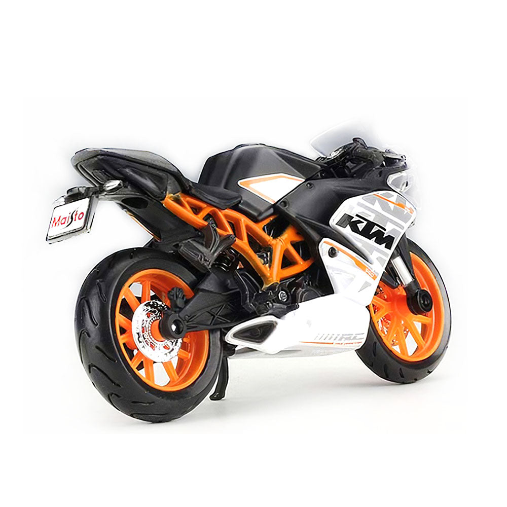 Maisto 1:18 Scale 2 Wheelers Road Bike KTM RC 390 Sports Motorbike Hobby Collection Toy