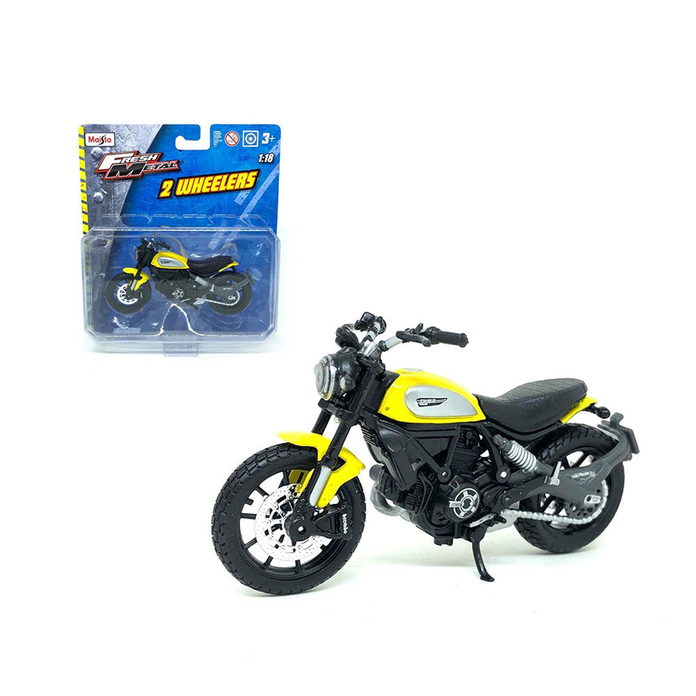 Maisto Licensed 1:18 Scale Ducati Scrambler 2 Wheelers Road Bike Motocycle