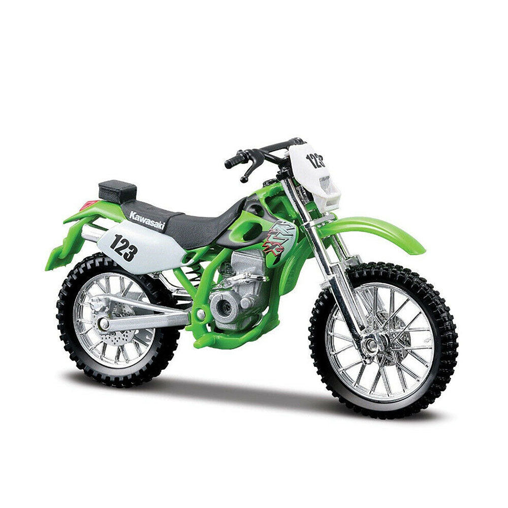 Maisto Licensed 1:18 Scale Kawasaki KLX 250SR Motorbike Model Toy Office Decorations