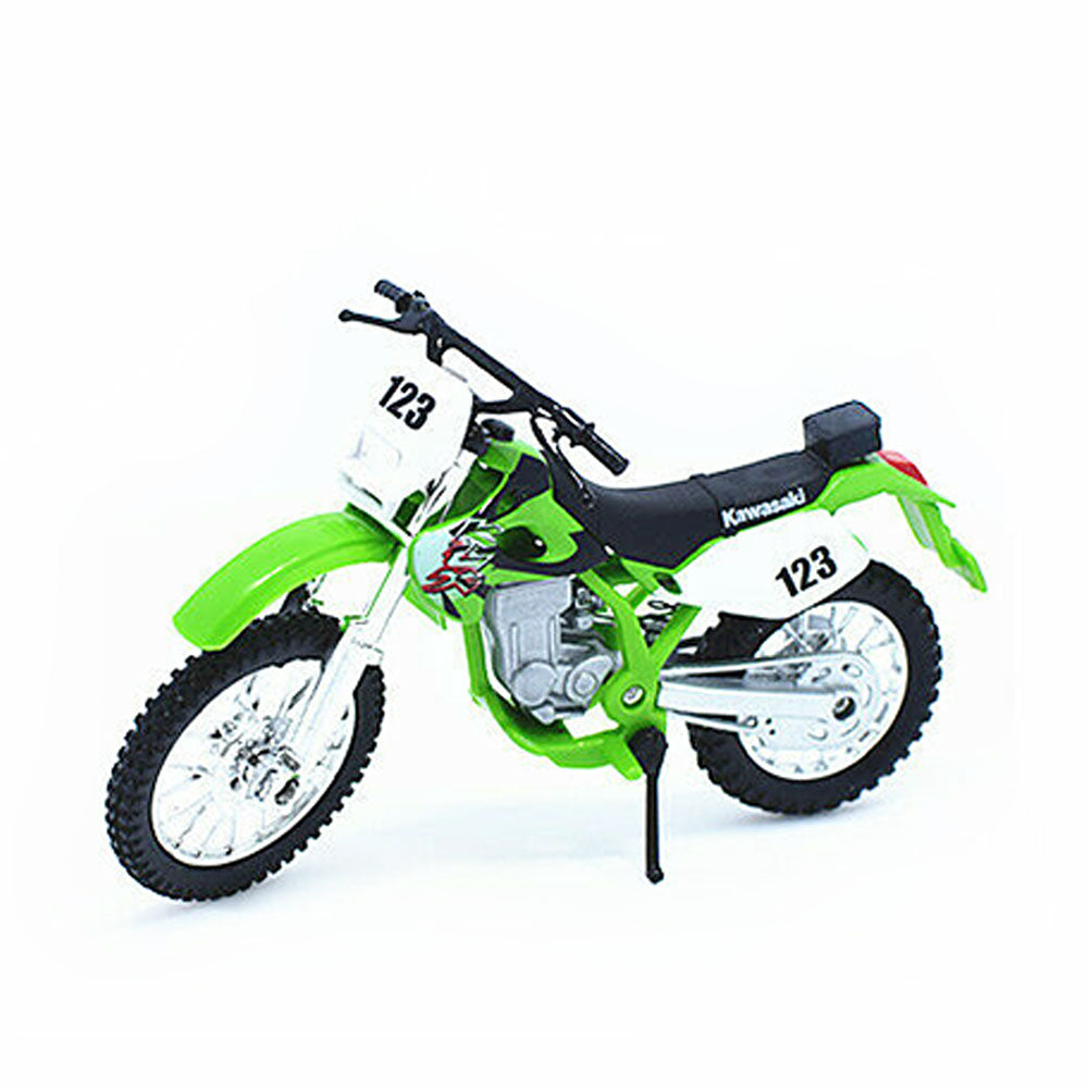 Maisto Licensed 1:18 Scale Kawasaki KLX 250SR Motorbike Model Toy Office Decorations