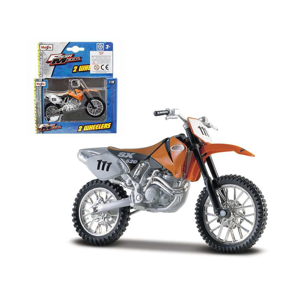Maisto Licensed 1:18 Scale KTM 520SX Motocycle Model