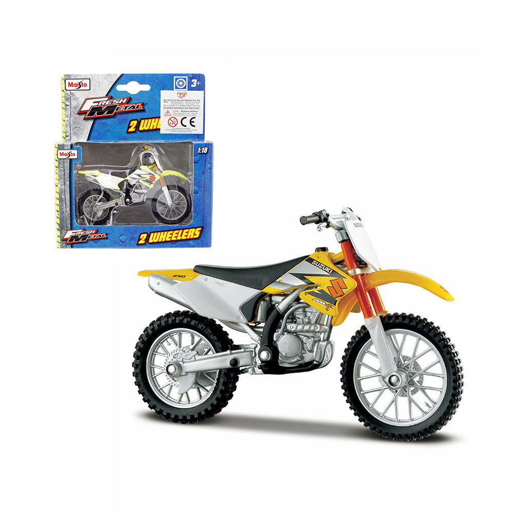 Maisto Licensed 1:18 Scale Suzuki RM Z250 Motocycle Model