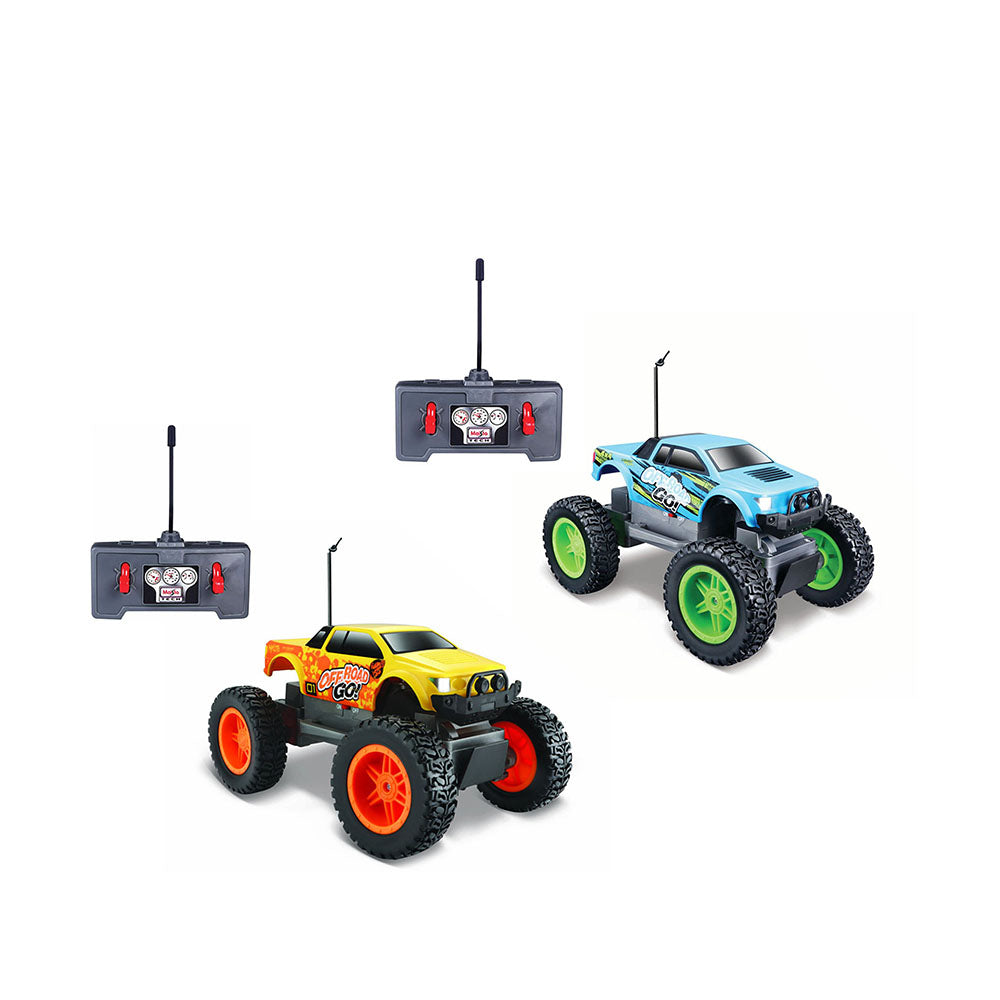Maisto Remote Control Car Off Road GO 27Mhz Kids Toy Yellow Or Blue Available