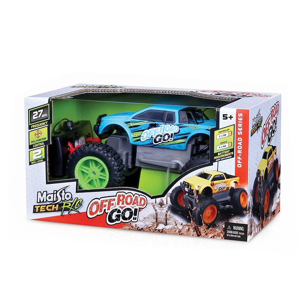 Maisto Blue Off Road GO R/C Toy Requires 1 x AA Batteries And 2 x AA Batteries