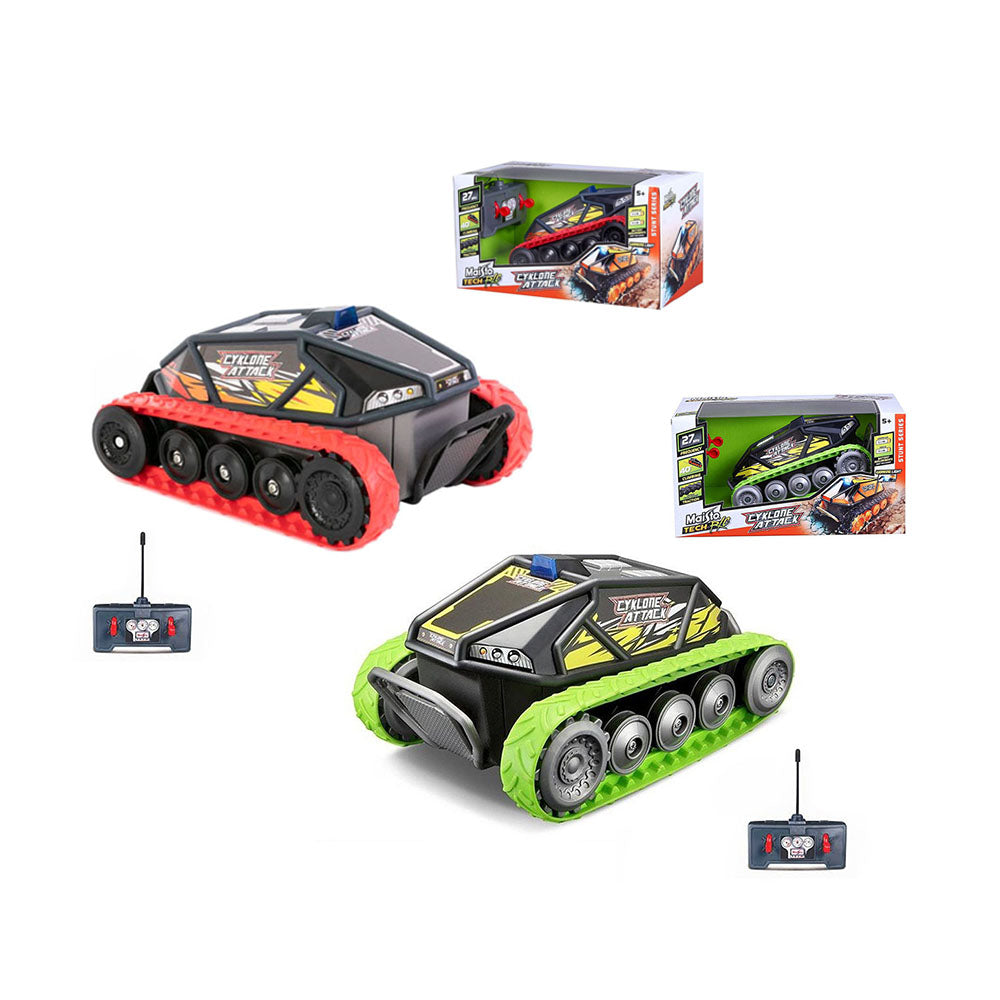 Maisto Tech RC Toy Cyklone Attack with Rubber Treads 27Mhz Two Color Options