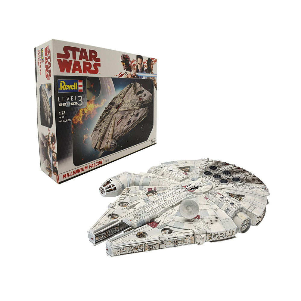 Revell Licensed 1:72 Scale Star Wars Classic Millennium Falcon Model Toy