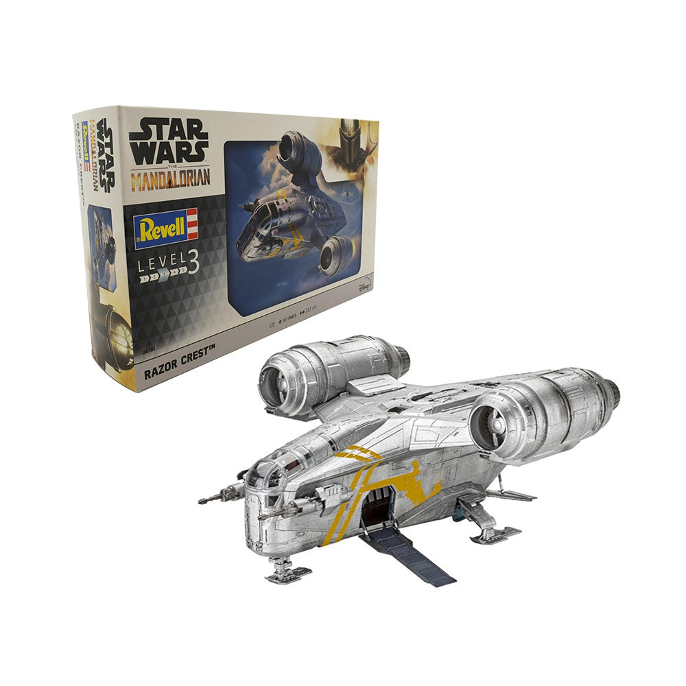 Revell Licensed 1:72 Scale Star Wars The Mandalorian Razor Crest Model Toy