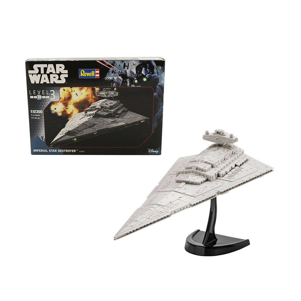 Revell Licensed 1:12300 Scale Star Wars Imperial Star Destroyer Model Toy