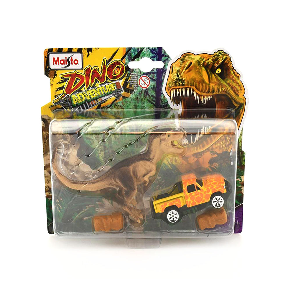 Maisto Licensed Fresh Metal Dino Adventures Realistic Kids Model Toy Orange