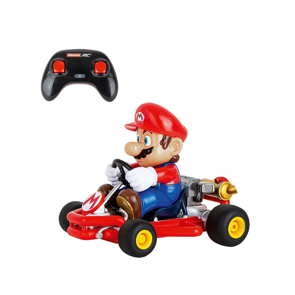 Carrera Licensed 1:18 Mario Kart Pipe Kart Mario 2.4Ghz & USB Incl Rechargable Battery