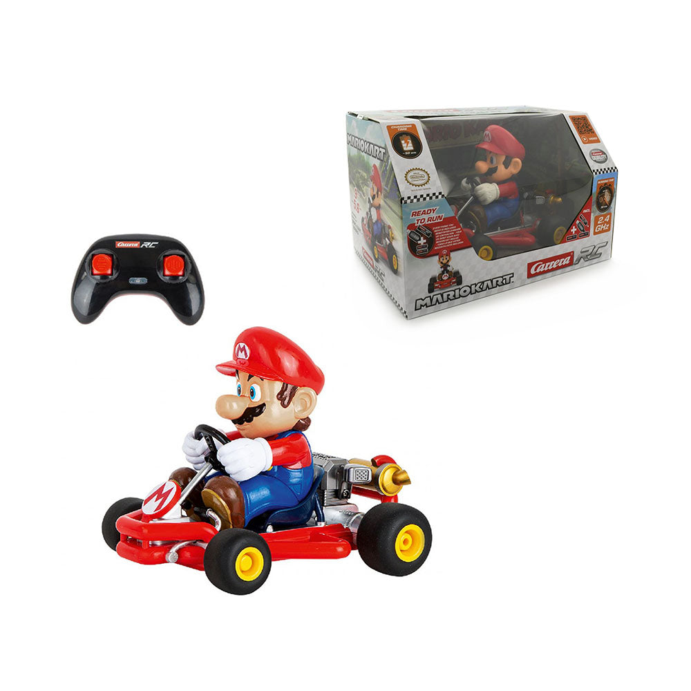 Carrera Licensed 1:18 Mario Kart Pipe Kart Mario 2.4Ghz & USB Incl Rechargable Battery