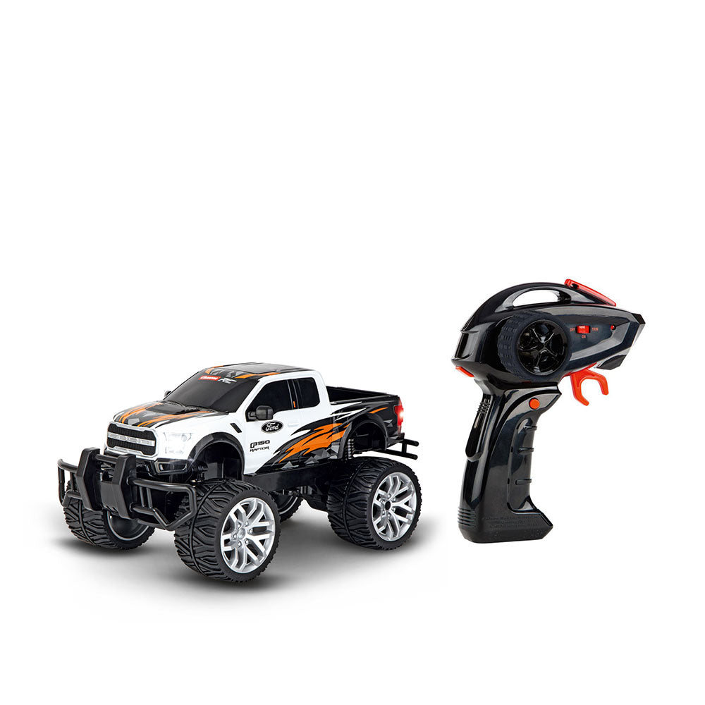 Carrera Licensed 1:14 Scale Ford Raptor White 2.4Ghz & USB Toy Model Of Pickup Truck