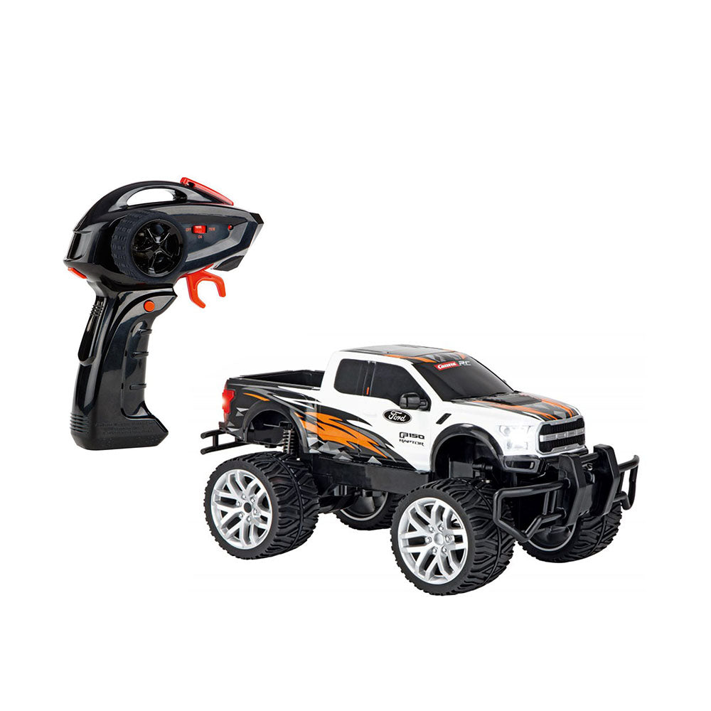 Carrera Licensed 1:14 Scale Ford Raptor White 2.4Ghz & USB Toy Model Of Pickup Truck