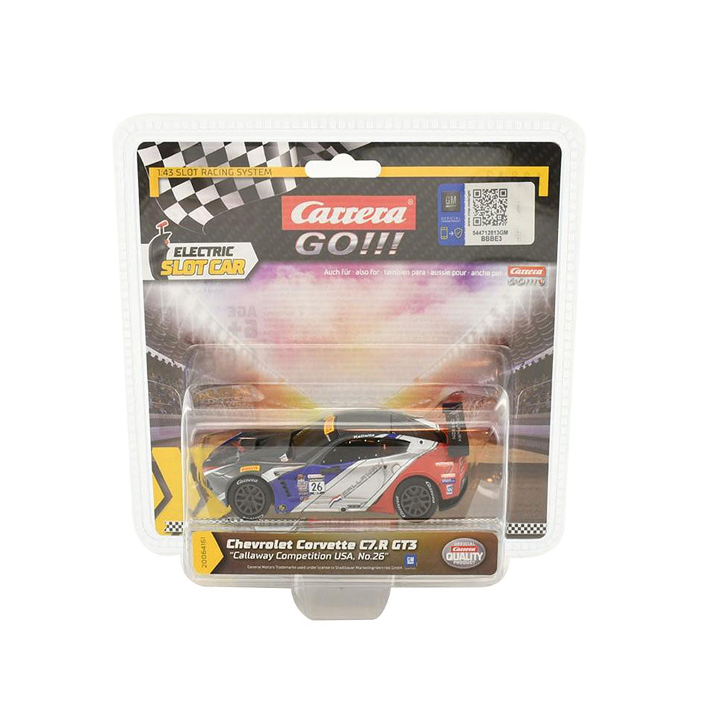 Carrera Licensed 1:43 Scale Chevrolet Corvette C7.R GT3 Callaway Comp Model Car