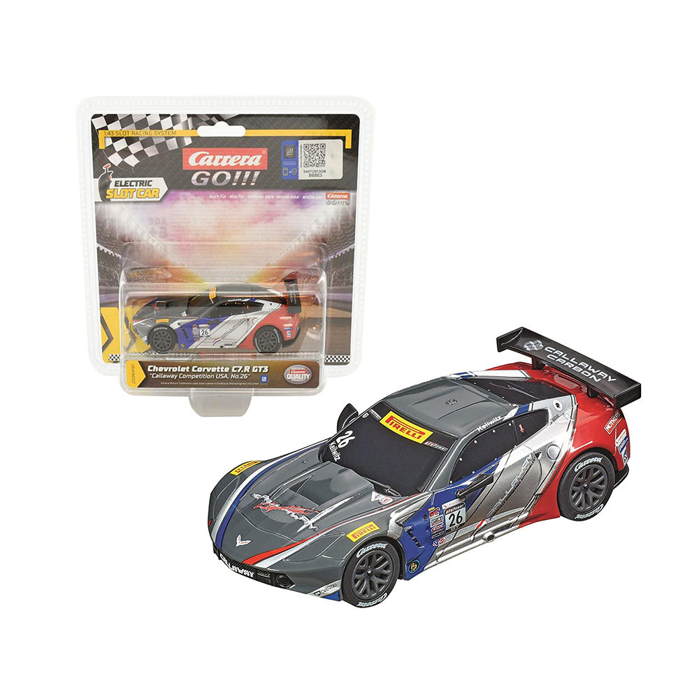 Carrera Licensed 1:43 Scale Chevrolet Corvette C7.R GT3 Callaway Comp Model Car