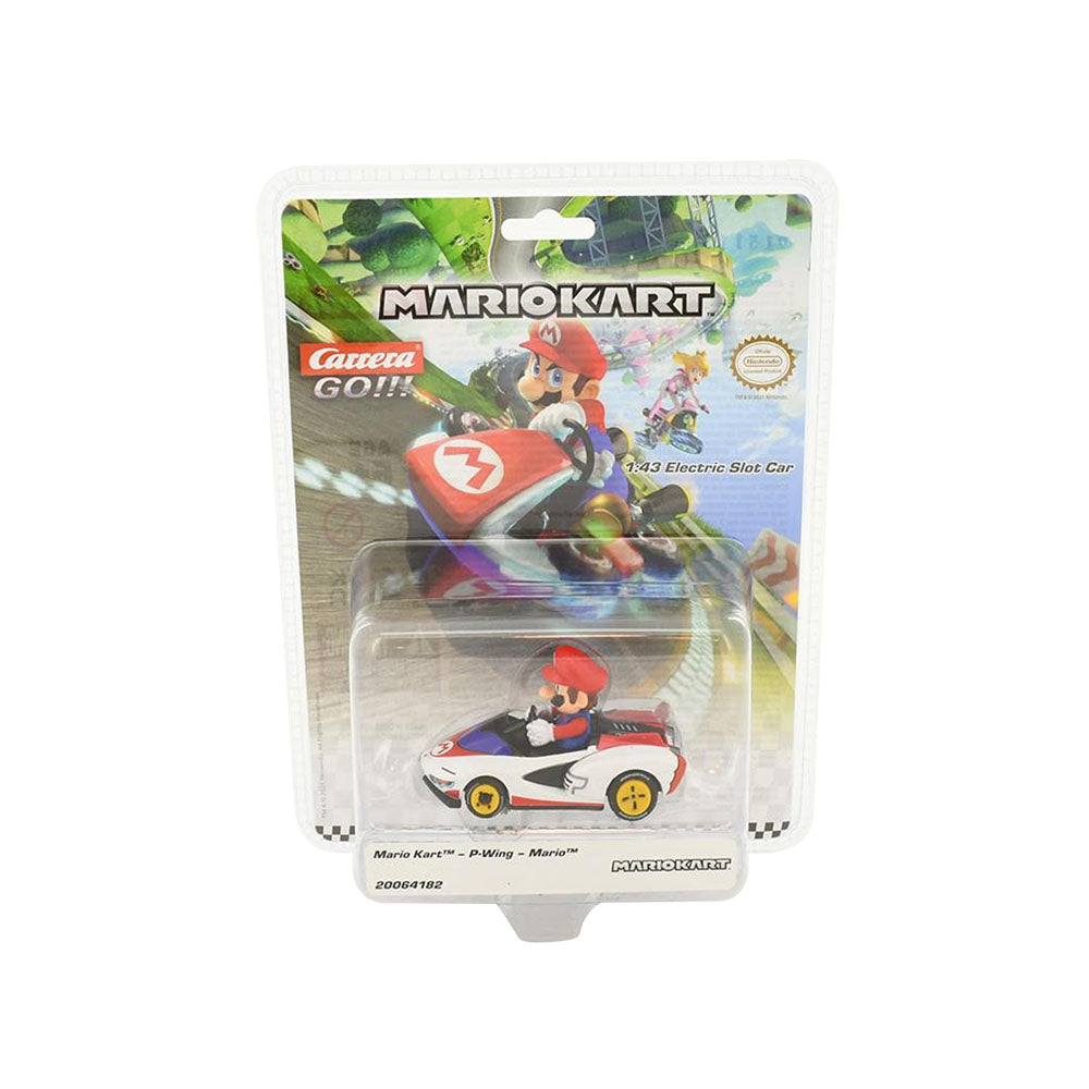 Carrera Licensed 1:43 Scale Nintendo Mario Kart P Wing Mario Model Toy