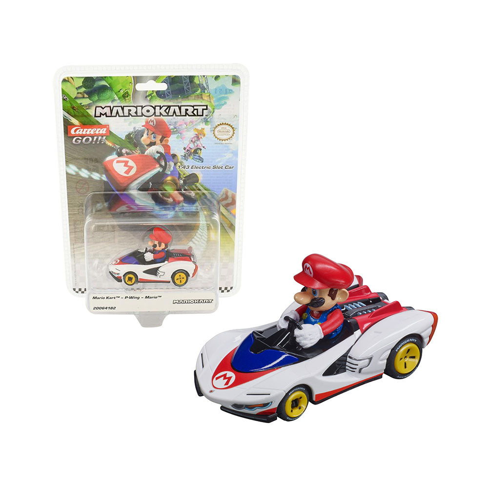 Carrera Licensed 1:43 Scale Nintendo Mario Kart P Wing Mario Model Toy